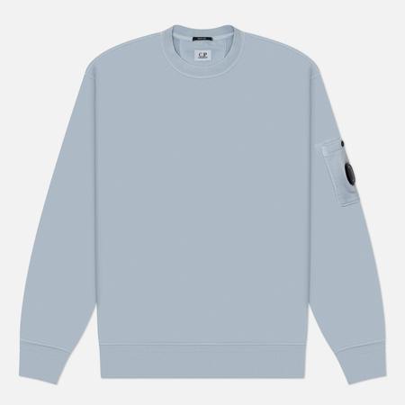 Мужская толстовка  Cotton Diagonal Fleece Crew Neck, цвет голубой, размер M C.P. COMPANY