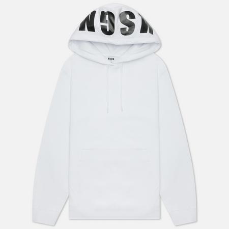 Женская толстовка  Maxilogo Basic Unbrushed Hoodie, цвет белый, размер XS MSGM