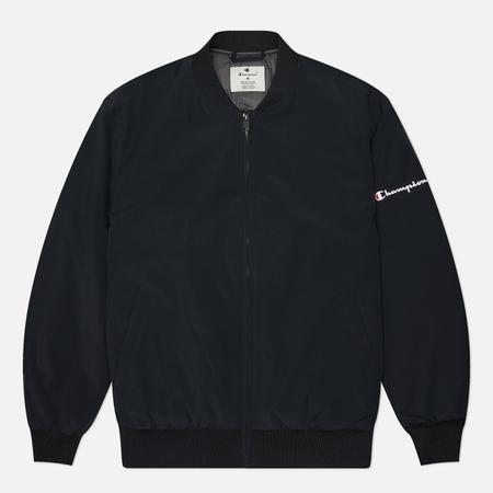 Мужская куртка бомбер  Bonded Stretch Nylon, цвет чёрный, размер XL Champion