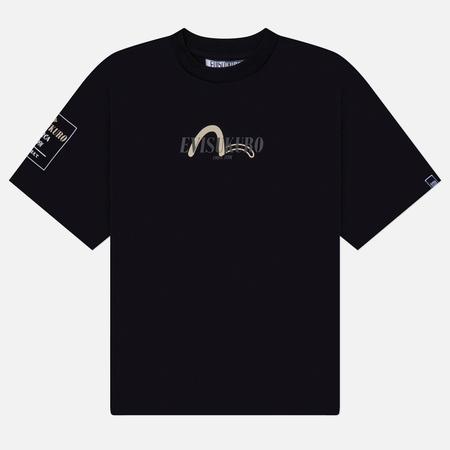 Мужская футболка  kuro Layered Logo, цвет чёрный, размер XXL Evisu