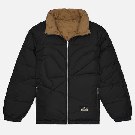 Мужской пуховик  Heritage Seagull Flocking All Over Print Reversible Down, цвет серый, размер XXL Evisu