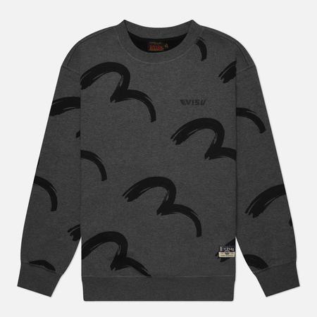 Мужская толстовка  Heritage Seagull All Over Print, цвет серый, размер XXL Evisu