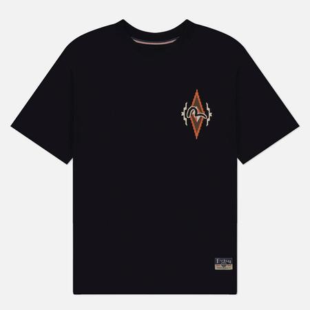Мужская футболка  Heritage Chimayo Pattern Ninja Daruma Printed, цвет чёрный, размер XXL Evisu
