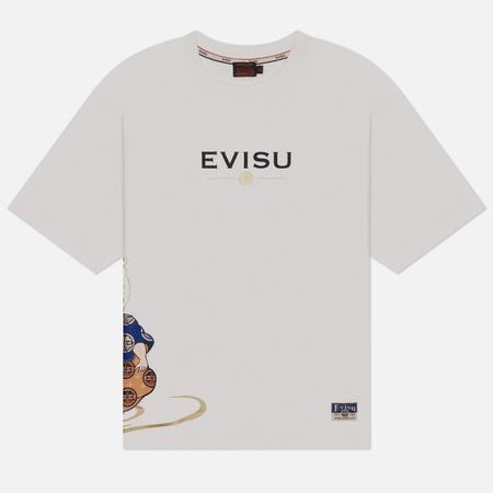 Мужская футболка  Heritage  Ebisu, цвет белый, размер M Evisu