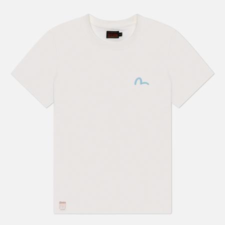 Женская футболка  Lucky Cat Printed, цвет белый, размер S Evisu