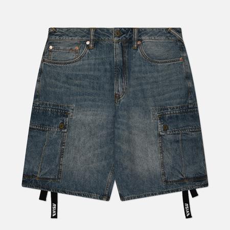 Мужские шорты  Seagull Print, цвет синий, размер 32 Evisu