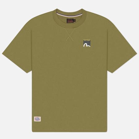 Мужская футболка  Printed Godhead, цвет зелёный, размер XXL Evisu