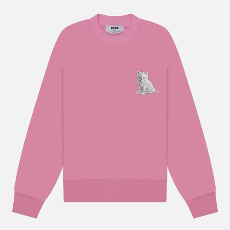 Женская толстовка  Cat Sticker, цвет розовый, размер M MSGM