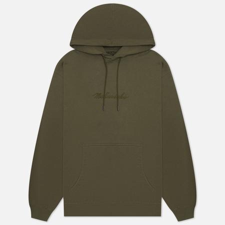 Мужская толстовка   Organic Hoodie, цвет оливковый, размер M MAHARISHI