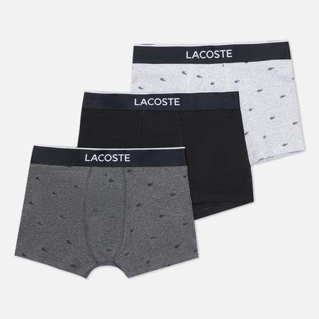 Комплект мужских трусов  Underwear 3-Pack Casual Signature Boxer, цвет комбинированный, размер L Lacoste