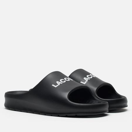 Мужские сланцы  Serve Slide 2.0, цвет чёрный, размер 40.5 EU Lacoste