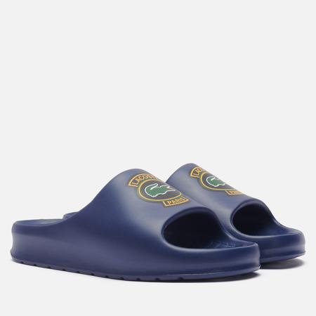 Мужские сланцы  Serve Slide 2.0 Logo, цвет синий, размер 40.5 EU Lacoste