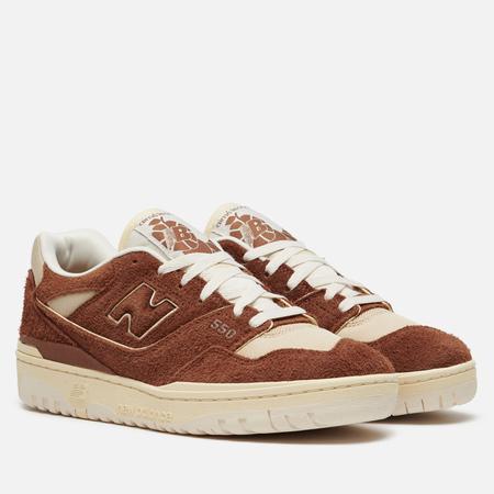 Мужские кроссовки  x Aime Leon Dore BB550DB1, цвет коричневый, размер 41.5 EU New Balance