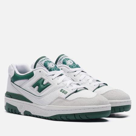 Кроссовки  BB550WT1, цвет зелёный, размер 44.5 EU New Balance