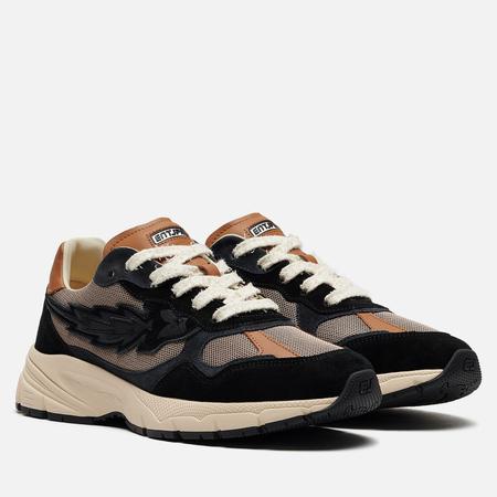 Мужские кроссовки  EJ Running Low Suede/Mesh/Leather, цвет чёрный, размер 41 EU Enterprise Japan