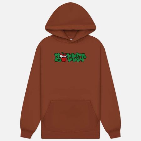 Мужская толстовка  Big Apple Hoodie, цвет коричневый, размер XL BUTTER GOODS