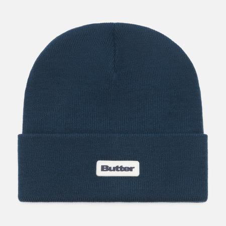 Шапка  Tall Cuff Q324, цвет синий BUTTER GOODS