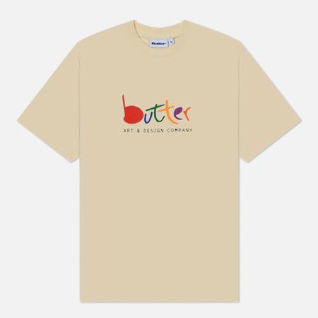 Мужская футболка  Art, цвет бежевый, размер XXL BUTTER GOODS