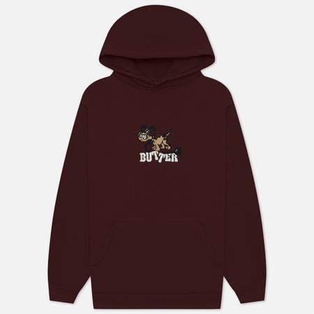 Мужская толстовка  Unleash Pullover Hoodie, цвет бордовый, размер L BUTTER GOODS