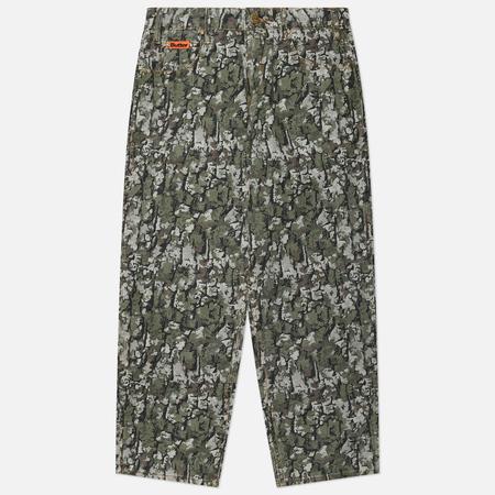 Мужские джинсы  Bark Camo Denim, цвет оливковый, размер 36 BUTTER GOODS