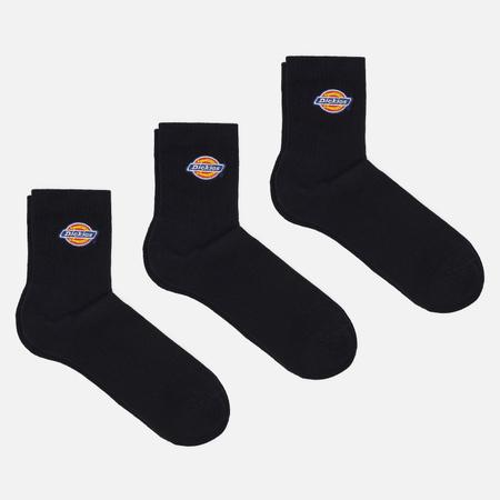 Комплект носков  3-Pack Valley Grove Mid, цвет чёрный, размер 39-42 EU Dickies