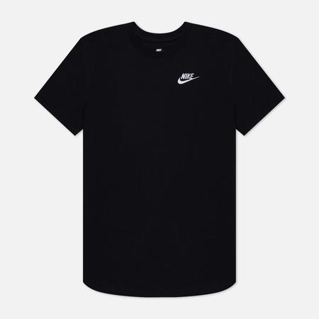 Женская футболка  Club Essentials, цвет чёрный, размер S Nike