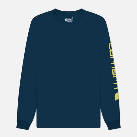 Мужской лонгслив  Relaxed Fit Heavyweight Logo Sleeve Graphic, цвет синий, размер XL CARHARTT