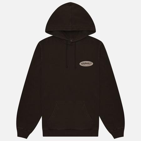 Мужская толстовка  Original Freedom Oval Hoodie, цвет коричневый, размер M Gramicci