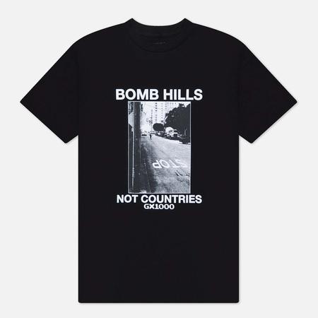 Мужская футболка  Bomb Hills Not Countries, цвет чёрный, размер L GX1000