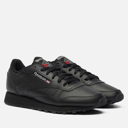 Женские кроссовки  Classic Leather, цвет чёрный, размер 37 EU Reebok