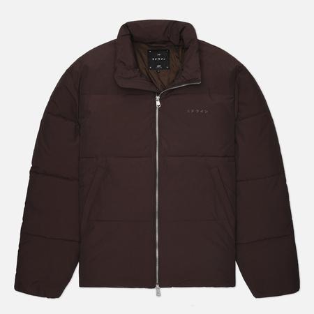 Мужской пуховик  Puffer, цвет коричневый, размер XXL Edwin