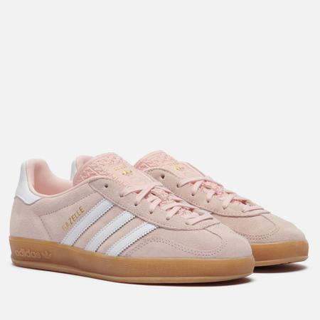 Женские кроссовки  Originals Gazelle Indoor, цвет розовый, размер 38 EU Adidas