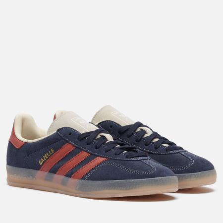 Мужские кроссовки  Originals Gazelle Indoor, цвет синий, размер 40.5 EU Adidas