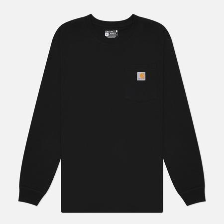 Мужской лонгслив  Loose Fit Heavyweight Pocket, цвет чёрный, размер XL CARHARTT