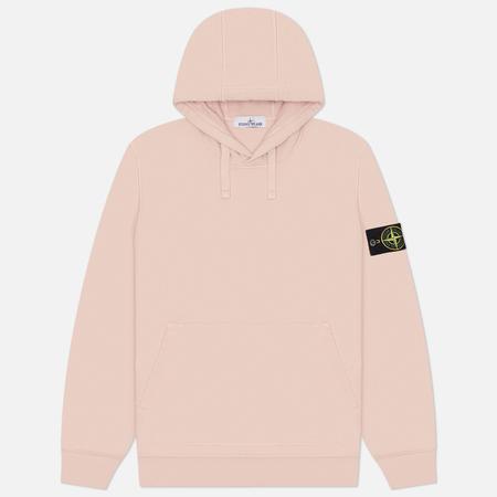 Мужская толстовка  Organic Cotton Fleece Hoodie, цвет розовый, размер M Stone Island