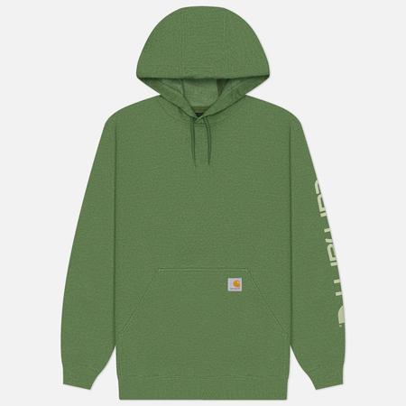 Мужская толстовка  Loose Fit Midweight Logo Sleeve Graphic Hoodie, цвет зелёный, размер XL CARHARTT