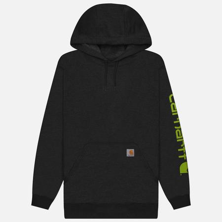 Мужская толстовка  Loose Fit Midweight Logo Sleeve Graphic Hoodie, цвет серый, размер M CARHARTT