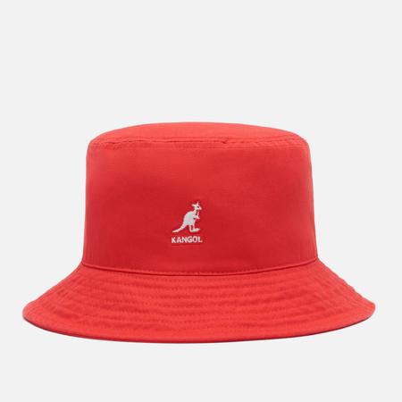 Панама  Washed, цвет красный, размер M KANGOL