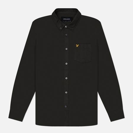 Мужская рубашка  Plain Oxford, цвет серый, размер XXL Lyle & Scott