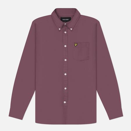 Мужская рубашка  Plain Oxford, цвет фиолетовый, размер XL Lyle & Scott