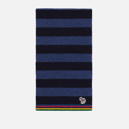 Шарф  Zebra Stripe, цвет синий Paul Smith