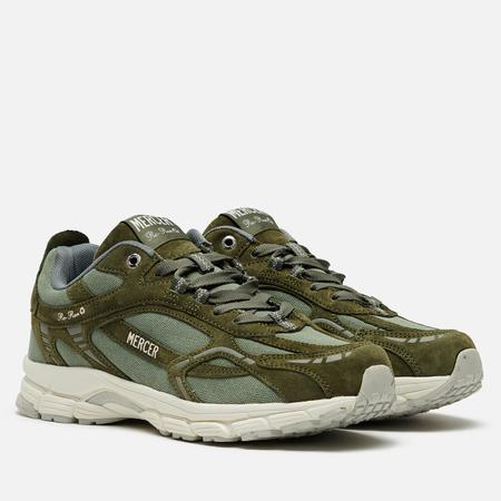 Кроссовки  The Re-Run Washed Canvas, цвет оливковый, размер 45 EU Mercer