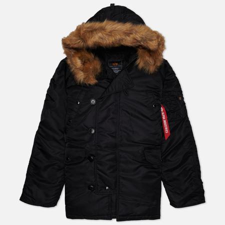 Мужская куртка парка  N-3B Heritage, цвет чёрный, размер XXXXL Alpha Industries