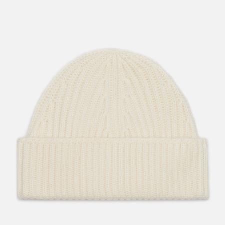 Шапка  Cashmere Ribbed Tag, цвет бежевый MKI MIYUKI ZOKU