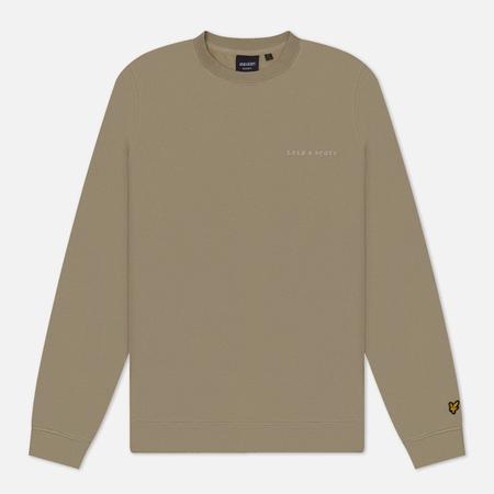 Мужская толстовка  Embroidered Crew Neck, цвет бежевый, размер XXL Lyle & Scott