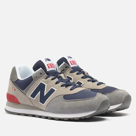 Кроссовки  ML574EAD, цвет серый, размер 43 EU New Balance