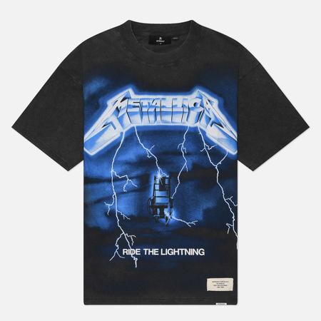 Мужская футболка  x Metallica Ride The Lightning, цвет серый, размер M Represent