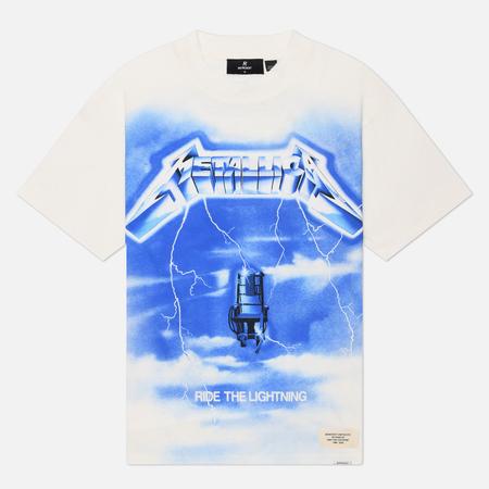 Мужская футболка  x Metallica Ride The Lightning, цвет белый, размер XXL Represent