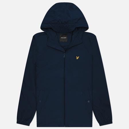 Мужская куртка ветровка  Zip Through Hooded, цвет синий, размер XL Lyle & Scott