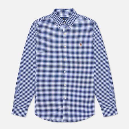 Мужская рубашка  Slim Fit Oxford, цвет синий, размер XXL Polo Ralph Lauren